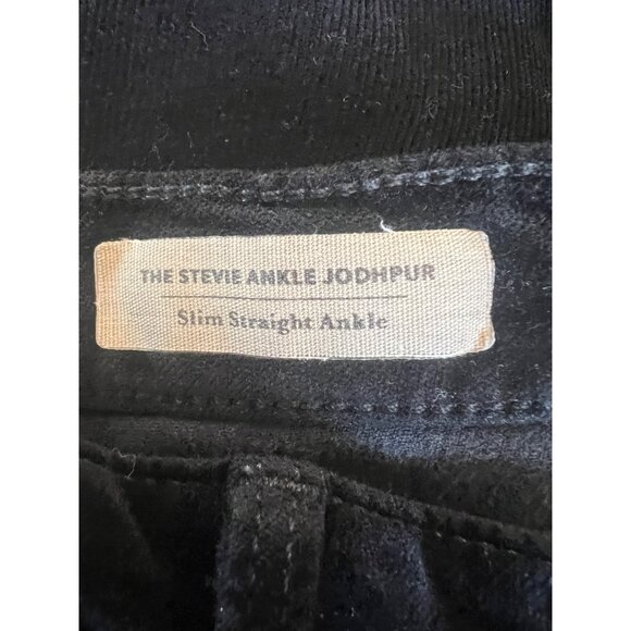 AG Adriano Goldschmied Stevie Ankle Jodhpur Slim Straight Corduroy Pants 26R - Picture 10 of 16